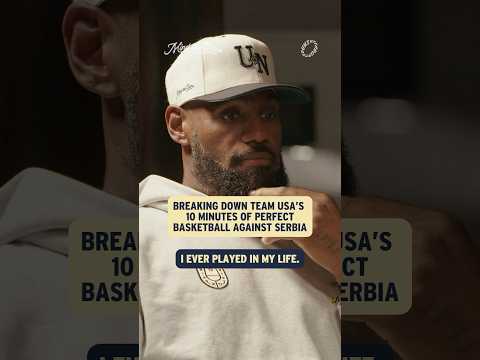 LeBron and Steph reminisce on USAB's pivotal semifinal victory from the Paris Olympics 🔥 #shorts