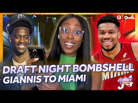 Giannis to Miami?! NBA Draft Night Bombshell + Top Pick Reactions | Chiney Today