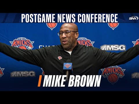Mike Brown on Knicks' 146-112 victory over Jazz
