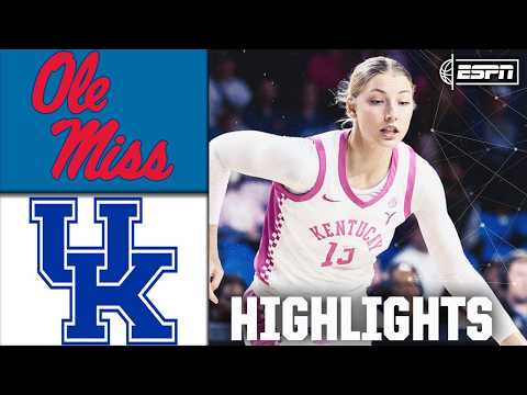 Ole Miss Rebels vs. Kentucky Wildcats | Full Game Highlights | ESPN College Basketball