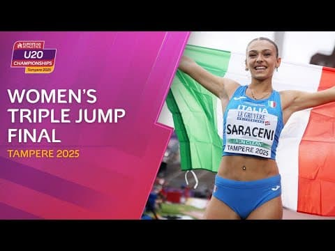 Records FALL as Saraceni FLIES! 💨🏆 | Women's Triple Jump Final Replay | Tampere 2025