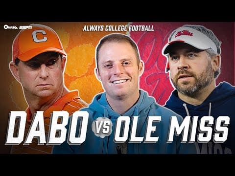 Dabo vs Ole Miss + Texas, Texas Tech, Oregon & Indiana loaded again in ‘26 | Always College Football