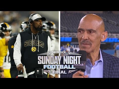 Mike Tomlin ‘a little hot’ at the podium after Steelers SNF loss to Chargers | PSNFF | NFL on NBC