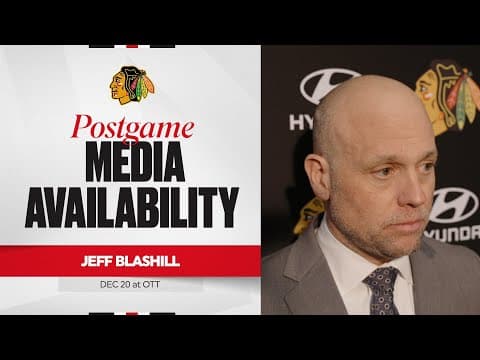 "He'll miss time for sure." | Jeff Blashill Postgame 12.20.25