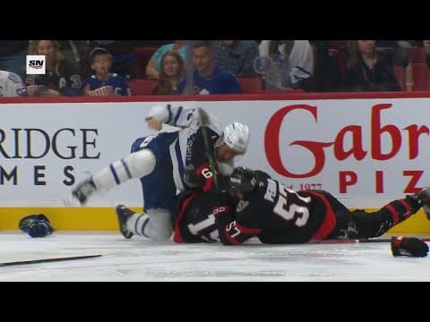 Tyler Kleven Hit Against Michael Pezzetta Sparks Scrum