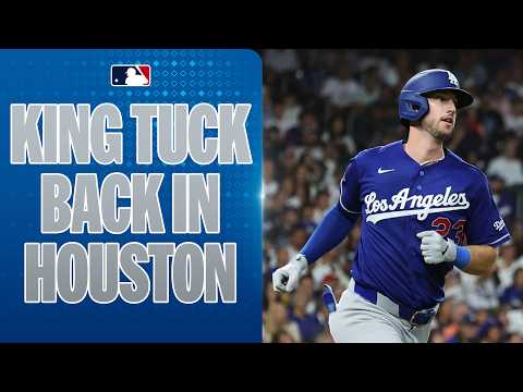Familiar territory? 👀 Kyle Tucker crushes a home run for the Dodgers in Houston! 💪 | MLB Highlights