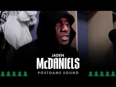 “We Want To Go At Their Worst Defenders.” | Jaden McDaniels Postgame Sound | 04.20.26