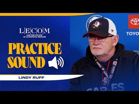 "I Wouldn't Rule Him Out" | Lindy Ruff On Tyson Kozak Returning From Injury | Buffalo Sabres