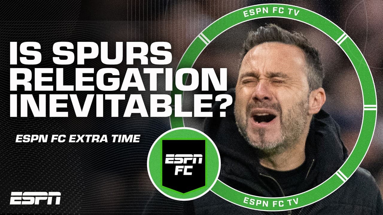 If not this season, will Tottenham Hotspur EVENTUALLY be relegated? 😬 | ESPN FC Extra Time