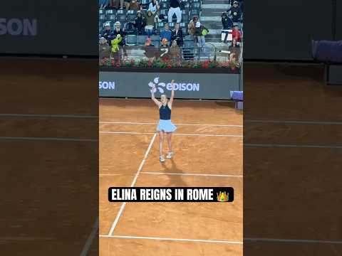 ROME CHAMP ONCE AGAIN 🏆 #IBI26 #elinasvitolina