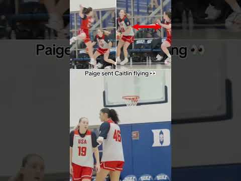 Paige Bueckers game-winner at USAWB practice 🔥 (via @usabasketball/TT)