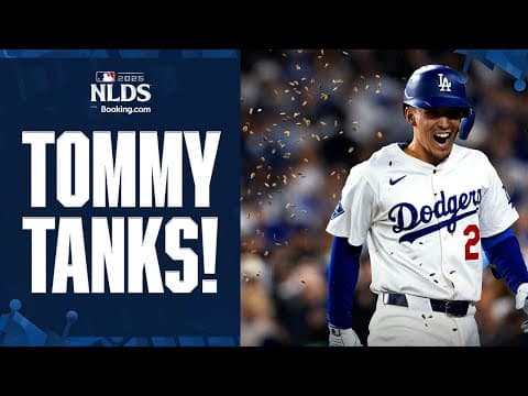 TOMMY EDMAN! The Dodgers take a NLDS Game 3 lead on a Tommy Tanks homer! 💪