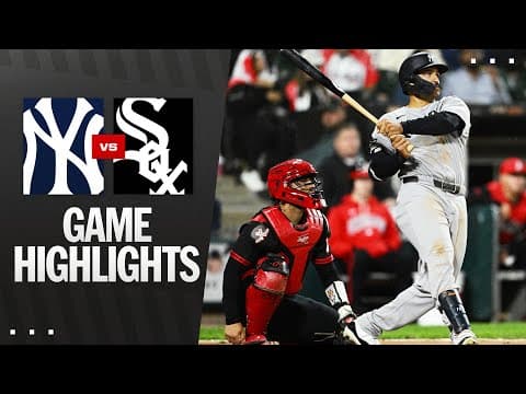 Yankees vs. White Sox Game Highlights (8/29/25) | MLB Highlights