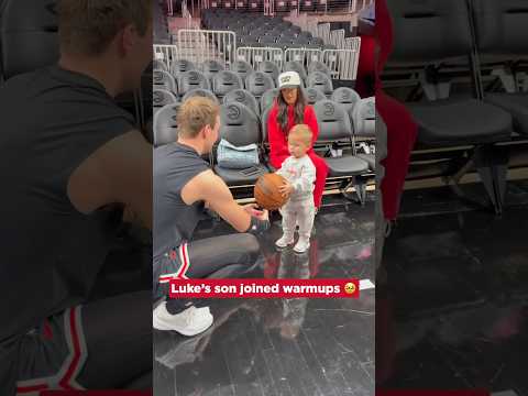 Wholesome fam time 🫶🫶 #nba #hawks #lukekennard #wholesome