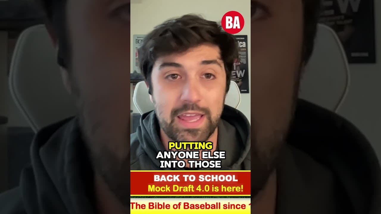 Roch Cholowsky, Grady Emerson and Vahn Lackey look like locks at the top #mlbdraft #baseball