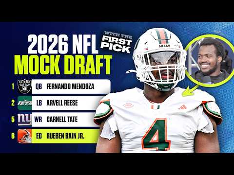 2026 NFL Mock Draft LIVE From The Combine: Rueben Bain Jr Reacts To His Pick 👀