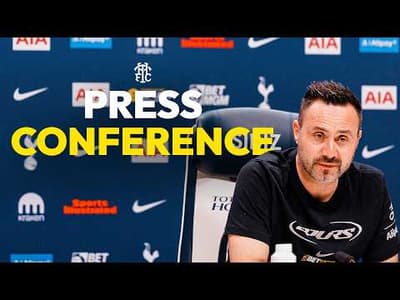 Roberto De Zerbi’s first press conference as Tottenham Hotspur Head Coach | Sunderland v Spurs