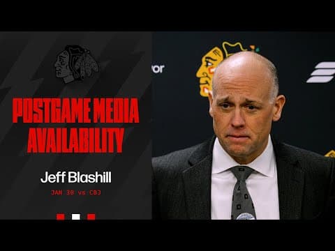 "I look at it as real as I can." | Jeff Blashill Postgame 1.30.26