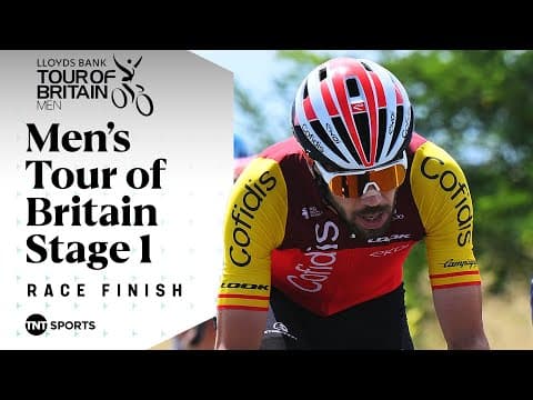 CLOSE FINISH! 😳 | 2025 Tour Of Britain Stage 1 Final KM's | TNT Sports Cycling