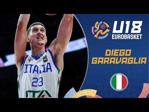 Diego Garavaglia 🇮🇹 | ALL-STAR FIVE | Full Highlights | FIBA U18 EuroBasket 2025