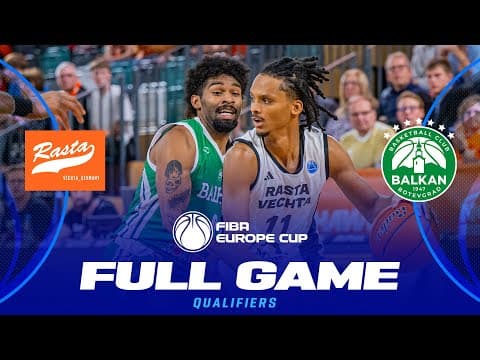 LIVE - RASTA v BC Balkan | FIBA Europe Cup 2025-26