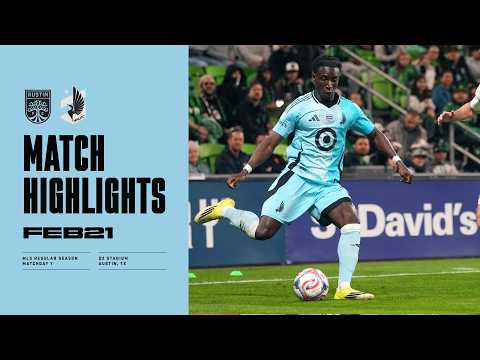 HIGHLIGHTS: MNUFC Levels it Late versus Austin FC