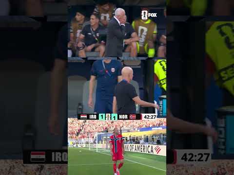 Watch these managers as they react to Iraq vs Norway 🇮🇶🇳🇴