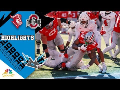 Rutgers vs. No. 1 Ohio State | COLLEGE FOOTBALL HIGHLIGHTS | 11/22/2025 | NBC Sports