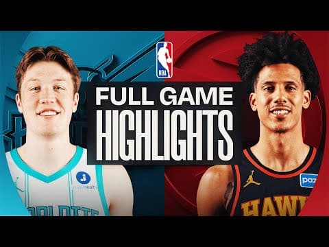 HORNETS at HAWKS | FULL GAME HIGHLIGHTS | November 23, 2025