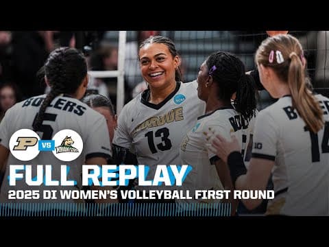 Purdue vs. Wright State: 2025 NCAA women’s volleyball first round | FULL REPLAY