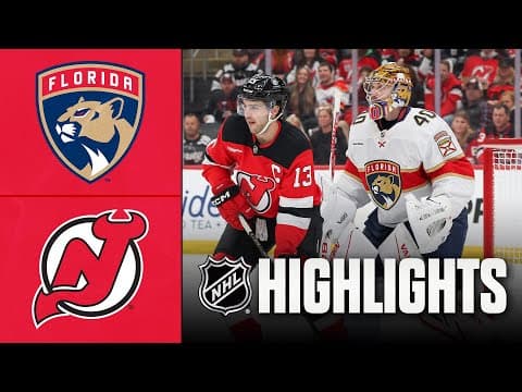 NHL Highlights | Panthers vs. Devils | October 16, 2025