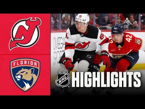 NHL Highlights | Devils vs. Panthers | November 20, 2025