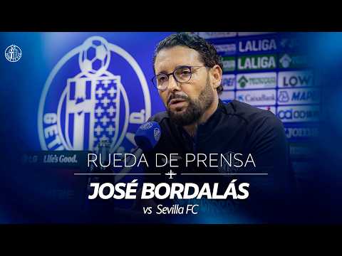 Rueda de prensa de José Bordalás previa al encuentro frente al Sevilla FC