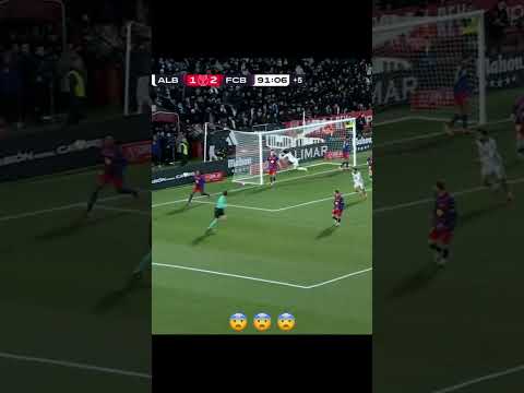 Albacete was so close to that equalizer 😳