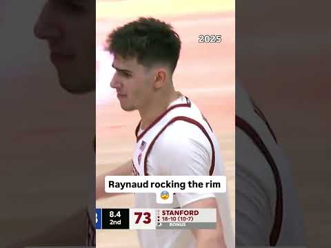 That got everyone out of their seats 😱 #stanfordcardinal #accbasketball #collegebasketball