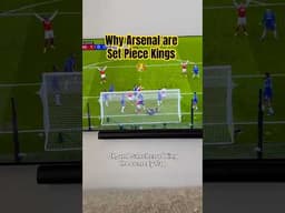 Arsenal Set Piece makes it Arsenal 1 - 0 Chelsea. #Arsenal #chelsea