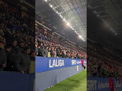 El Sadar celebra el doblete de Ante Budimir en el #OsasunaAlavés