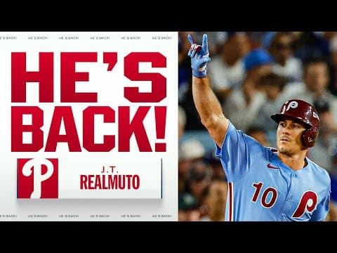 REACTION: J.T. Realmuto reportedly returning to the Phillies on a 3-year deal