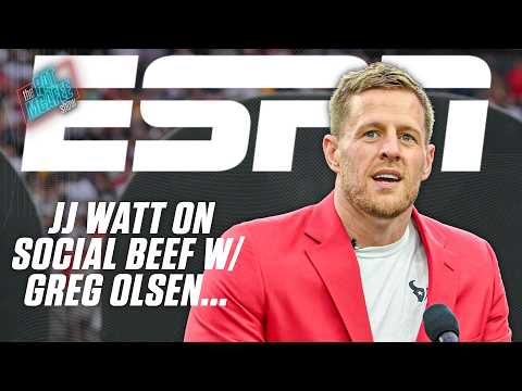 JJ Watt ADDRESSES THE DRAMA over social media debate with Greg Olsen 👀 | The Pat McAfee Show