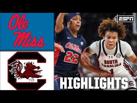 Ole Miss Rebels vs. South Carolina Gamecocks | Full Game Highlights | ESPN College Basketball