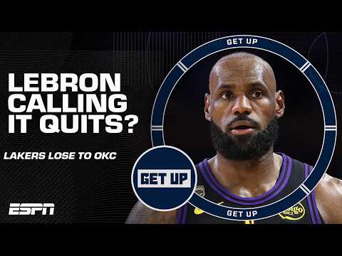 Did LeBron PLAY HIS LAST GAME⁉️ Get Up speculates...