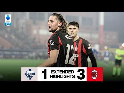 Extended Highlights | Nkunku segna, Rabiot brilla e Maignan salva | Como 1-3 Milan | Serie A 2025/26