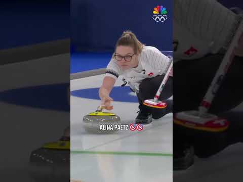 Alina Paetz's pinpoint precision guarantee Switzerland's women a 7-5 win in #Curling!
