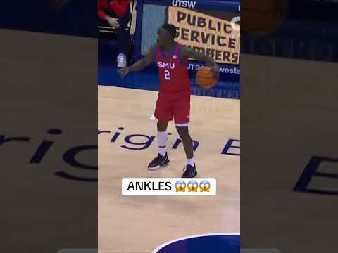 Boopie Miller snatching ankles 😱 #smu #gomustangs #collegebasketball #accbasketball #basketball