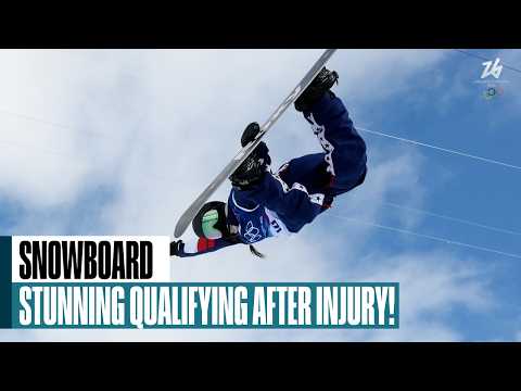 Chloe Kim cruises into halfpipe final despite injury