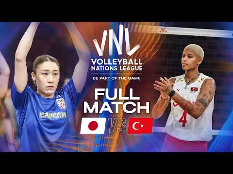 Japan 🇯🇵 vs. Türkiye 🇹🇷 - Quarter Final | VNL 2025 - Full Match