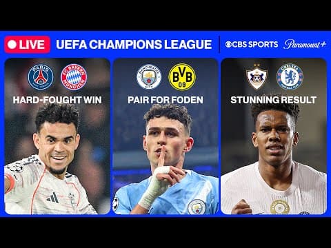 UEFA Champions League 24/7 ⭐ | MD4: Bayern, Man City & MORE | Thursday 11/13 | CBS Sports Golazo