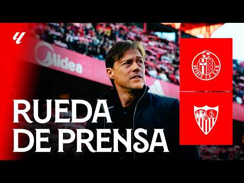 Rueda de prensa de Matías Almeyda previa al #GetafeSevilla | 📡 EN DIRECTO