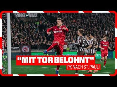„Kompliment an meine Mannschaft“ - Pressekonferenz nach FC St. Pauli | FC St. Pauli - 1. FC Köln 1:1