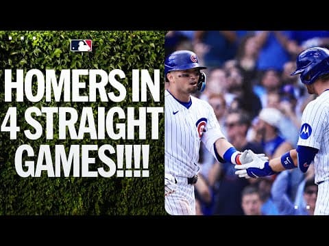 FOUR straight games with a home run for Seiya Suzuki! | 鈴木誠也ハイライト